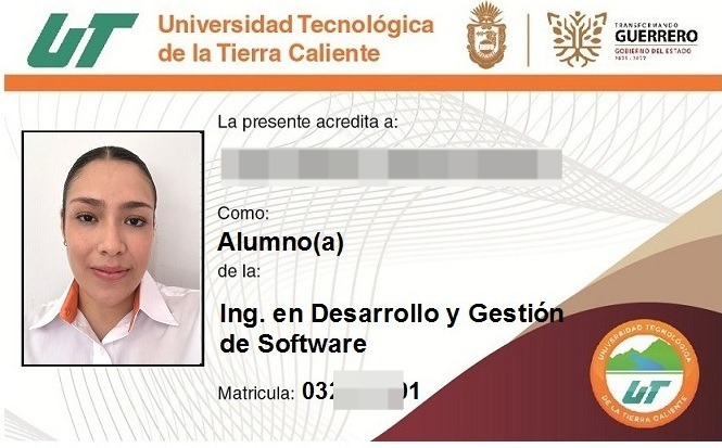 Credencial UTTC — Frente